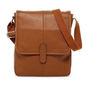 Cole Haan Tan Leather Messenger bag